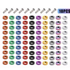 1.8 cm x 0.6 cm Metal Spacer Screws for Scooter License Plate For battery Guard