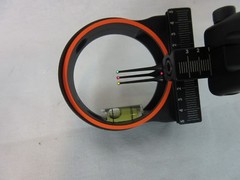 Cobra Archery Venom G3 Sight .029″ pins Black Bulk packaging 3-pin