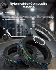 10×2.30-6.5 Tire Vacuum Tubeless Tire, Fit for NIU KQi2 Pro Electric Scooter,…