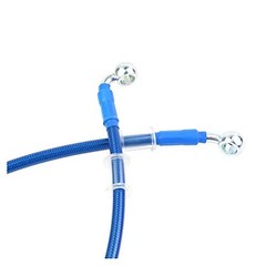 400-2400mm AN3 1/8inch 28 90 Degree M10 Motorcycle Hydraulic Brake 2000mm Blue