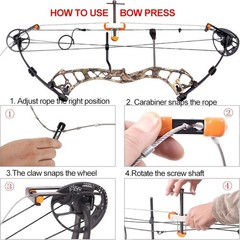 Universal Archery Bow Press, High-Quality Tool for Compound Bow Maintenance