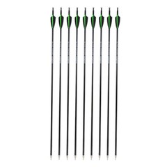 12pcs Archery Carbon Arrows 30inch SP500 For Compound Recurve Bow Hunting Target