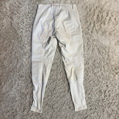 Women’s Size 26L White Ovation Full Seat Horseback Riding Breeches