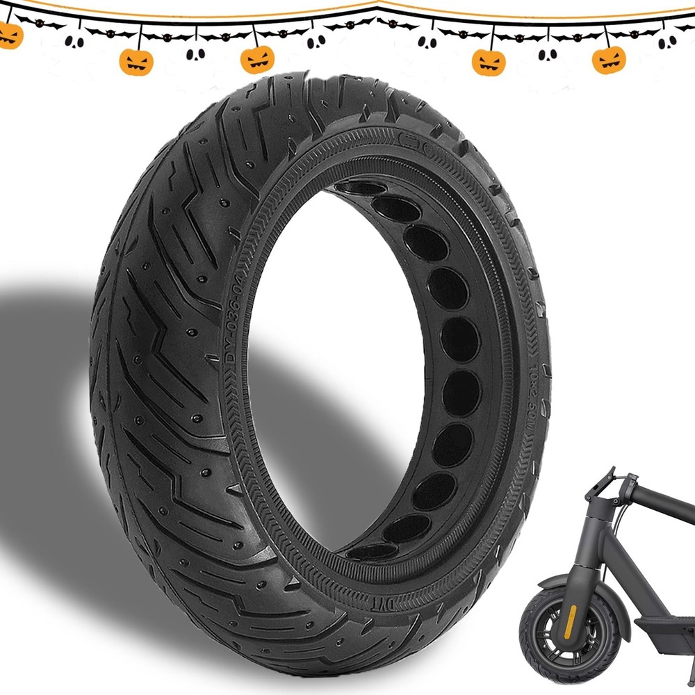 10 Inch Scooter Tire 60/70-6.5 10×2.5 Solid Tire Fit for Segway Ninebot Max G…