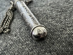 Antique Silver Circassian Riding Crop Nagaika with Concealed Blade 1890 To 1910