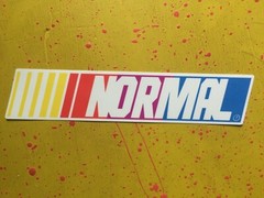 NASCAR NORMAL Bumper Funny gift Parody Skate Punk Truck Art Logo Sticker Decal