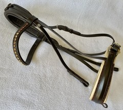 STUNNING Otto Schumacher #2 Full Horse Comfort Crown BRIDLE~Swarovski Crystal
