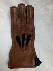 TRADITIONAL ARCHERY SHOOTING LEATHER GLOVE TOP QUALITY GLOVE 100% REAL LEATHER