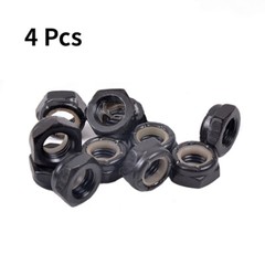 4pcs 5/16-24 Axle Nuts For Skateboard Longboard Trucks with Rubber Gasket Tool