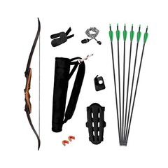 Samick Sage Takedown Recurve Bow and Arrow Set 62 inches – Ready to Use Arche…