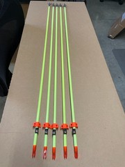 5-Chartreuse Shure Shot Bowfishing Arrow Chaos Point Arrows W/AMS Safety Slide