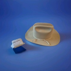 AMERICAN HAT CO. FELT COWBOY HAT & HAT PROTECTER THE HAT STORE TEXAS SIZE 7 1/2