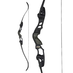62″ Takedown RecurveBow ILF 19″ Riser 210FPS 30-60lb Limb Archery Hunting Target