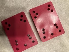 NOS Vintage Skateboard Riser Pads 80’s Pink