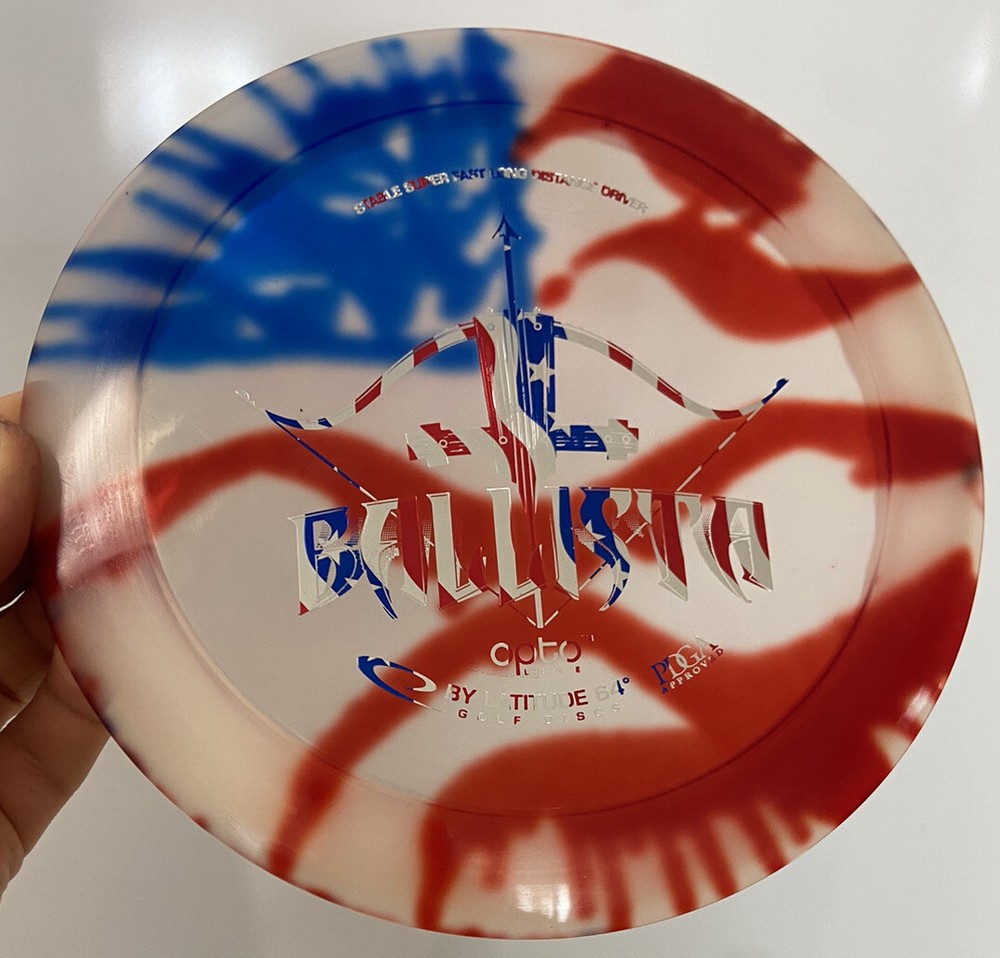 Latitude 64 Ballista Mydye Flag Dynamic Disc Driver Westside Trilogy Golf