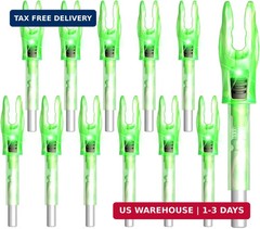 6/12PCS G Lighted Nocks for Arrows with .165 .204 .233 .244 .246 Inside Diameter