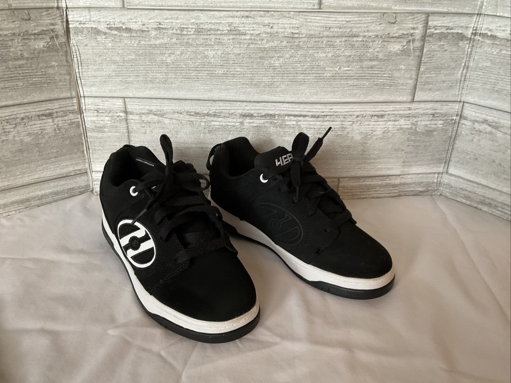 Heelys Dual Up X2 HE100021 Skate Shoes Unisex Kids Size 4Y Black / White Lowtop