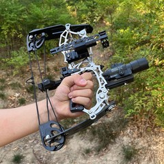 13″ Mini 15-32lb Compound Bow Arrows Set Archery Bow Shooting Fish Hunting RH LH
