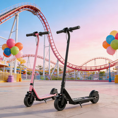 Ladped 6.5″ Kids Electric Scooter, LED Display, 3 Speeds, 250W Max 10Miles Range