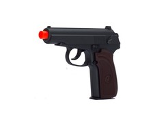 UKArms G29W Full Metal Spring Airsoft Pistol (Black & Wood) – 245 FPS