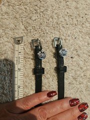 English Spur Straps Black 18 Inches