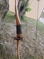 Custom Bear Vintage Recurve Longbow Handmade Archery Palmer