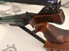 Baikal IZH-46M .177 Cal Lever Single Stroke Air Pistol Custom Left-Handed Grip
