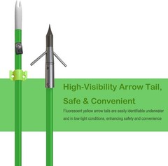 Archery Fiberglass Arrow Fishing Bowfishing Hunting Safety Slide Compound Bow
