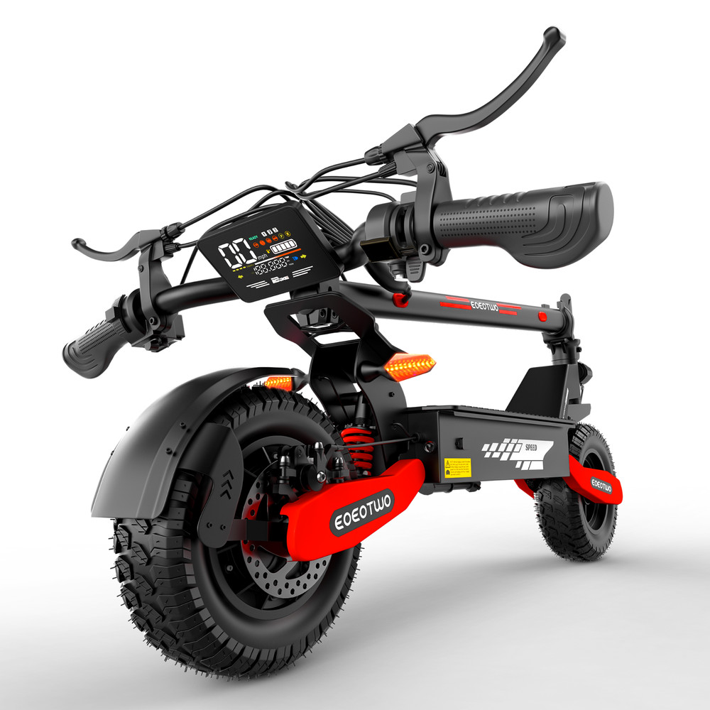 EOEOTWO Electric Scooter for Adults 1200W 30MPH 25Mile Foldable Offroad Escooter