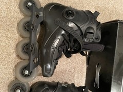 FR FR2 80 Black Urban Inline Skates EU Size 40/US 7.5 Men’s