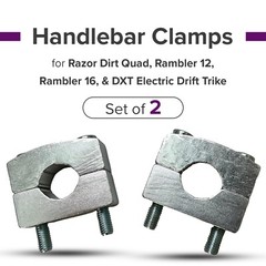 Handlebar Clamps for Razor Dirt Quad, DXT Drift Trike, MX350/400/500 Dirt Rocket