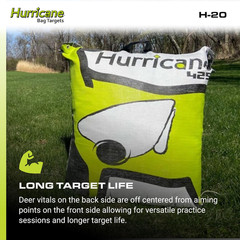 H20 Archery Bag Target 20″ High Visibility 425 FPS, Green
