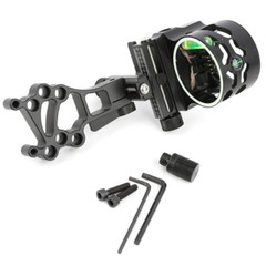Compound Bow Sight 5 Pin (.019) Bow Sight Light Micro Adjustable Archery Hunting