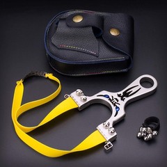 High-Power Metal Slingshot with 100 Ammo Balls – Ultimate Target Shooting Tool