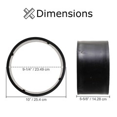 10″ x 4.50-5 PVC Plastic Tire Sleeve for Drift Trikes, Go-Kart, Drifting Scooter
