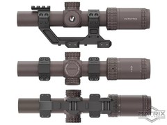 Matrix S6 1-6×24 LPVO SFP Rifle Scope w/ High Picatinny Mount – Vector Optics (C