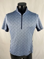 Kerrits Shirt Women Medium Aire Ice Fil Short Sleeve Print-S-Oxford Etched Horse