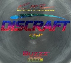 Discraft ESP Buzzz Paul McBeth 5x SMOKE SWIRL 177+g GNARLY RAINBOW STAR FOIL