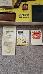 Vintage Crosman Home Shooting Set Crosman «22» Pellet Gun in CIB