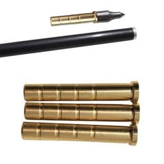 12Pcs Hunting Archery Arrow Insert Copper 50/100 Grains ID 6.2mm Weight Insert