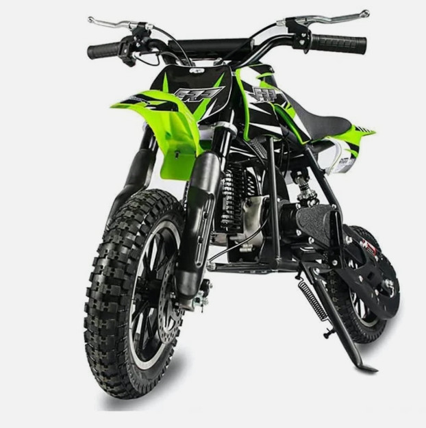 FRP DB001 50CC 2 Stroke Mini Dirt Bike, Up to 20Mph, Brand New – open box.