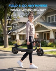 Electric Scooter Adult 620W Motor 28 Miles Long Range E Scooters Dual Suspension