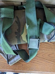 Climbing/Hunting Rope with camo padded backpack And Heavy Duty Clasp And More