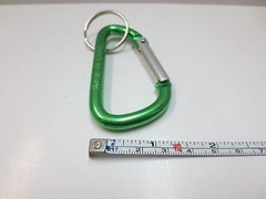 Lot 200 pcs Carabiner Spring Belt Clip Key Chain / 3″ / Aluminum / Free Shipping