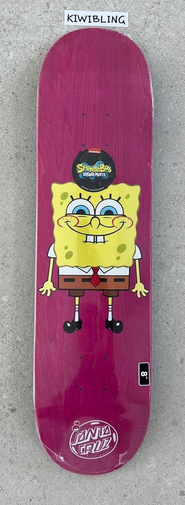 NEW Santa Cruz SpongeBob Squarepants Skateboard Deck 2019 RARE