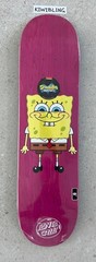 NEW Santa Cruz SpongeBob Squarepants Skateboard Deck 2019 RARE
