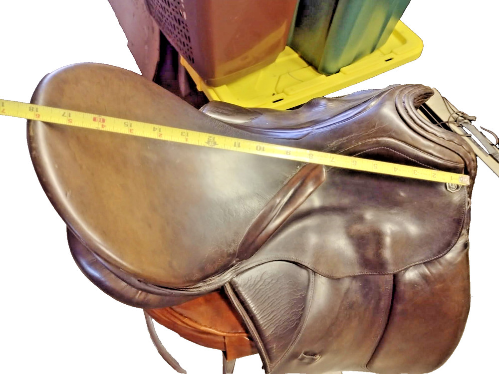 Kieffer dressage saddle 17.5″ Sattelmacher Munchen Brown