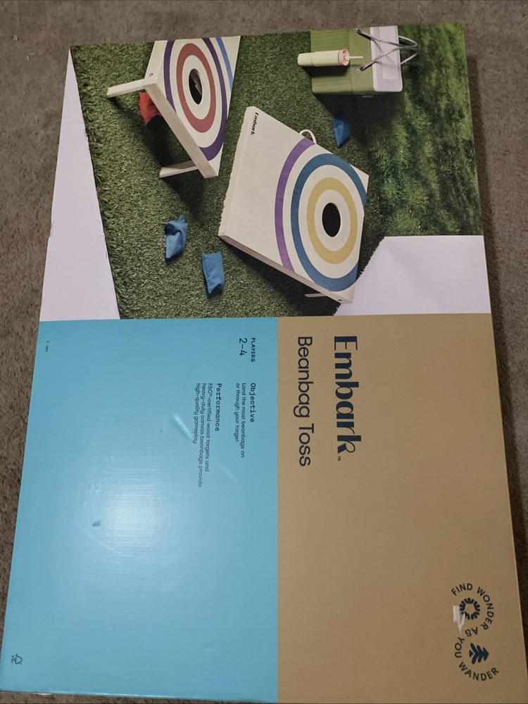 Bean Bag Toss 2» x 3» Wood Cornhole – Embark
