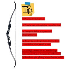 TBOW 62” ILF Recurve Bow with Gordon Limbs 30-60Lbs for Adult Archery Competi…