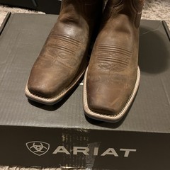 Ariat Men’s Western Boots Size 10.5D Sport Herdsman Duratred Outsole Powder Brow